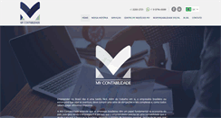 Desktop Screenshot of mvcontabilidade.com.br